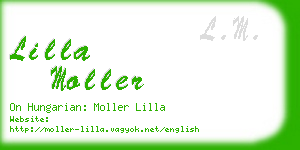 lilla moller business card